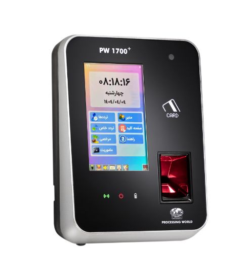 تصویر  دستگاه حضور و غیاب و صدور ژتون +PW1700