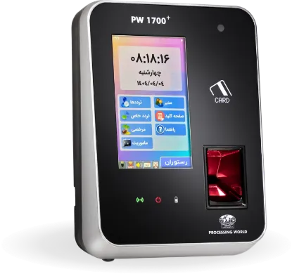 تصویر  دستگاه حضور و غیاب و صدور ژتون PW1700+ Hybrid